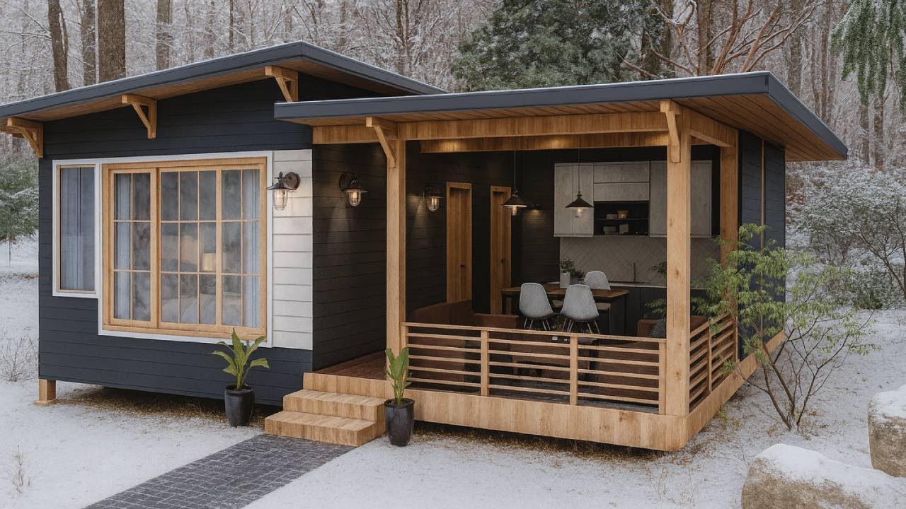Luxurious Compact House | 8x8m Modern Design You’ll Love | Exploring Tiny House
