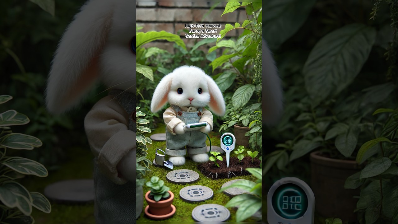 High-Tech Harvest: Bunny’s Smart Garden Adventure!