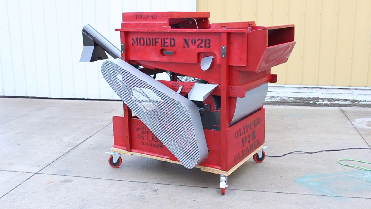 (New) Rebuilt And Modified No. 2B Seed Cleaner Cleaning Soy Beans