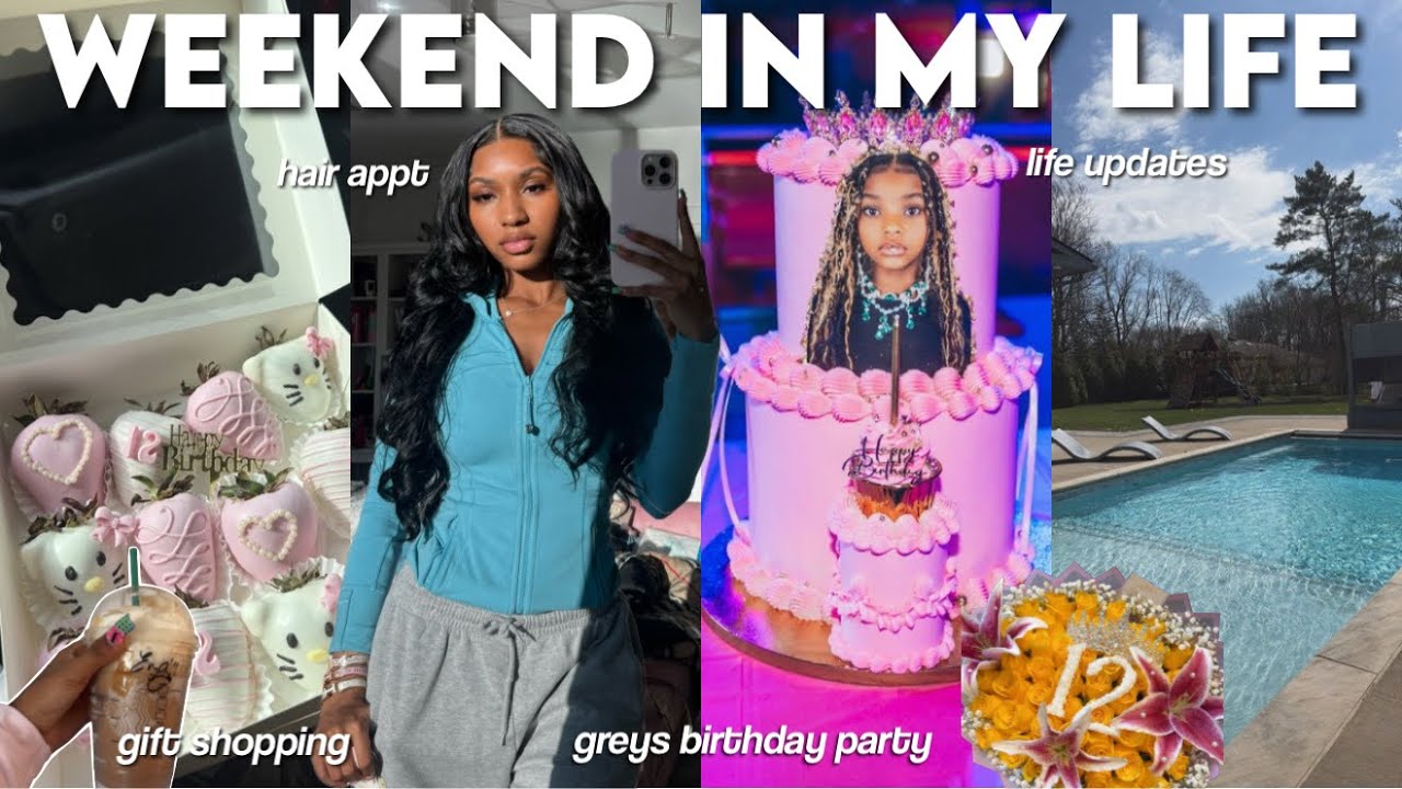 ВЕСЕЛЫЕ ВЫХОДНЫЕ ИЗ МОЕЙ ЖИЗНИ (ВИДЕОБЛОГ) | 12-летие Грей, поход к парикмахеру, покупка подарков...