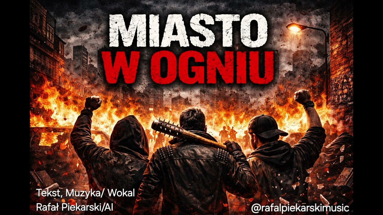 Miasto w ogniu | Nowy punk rockowy numer - Rafał Piekarski Music