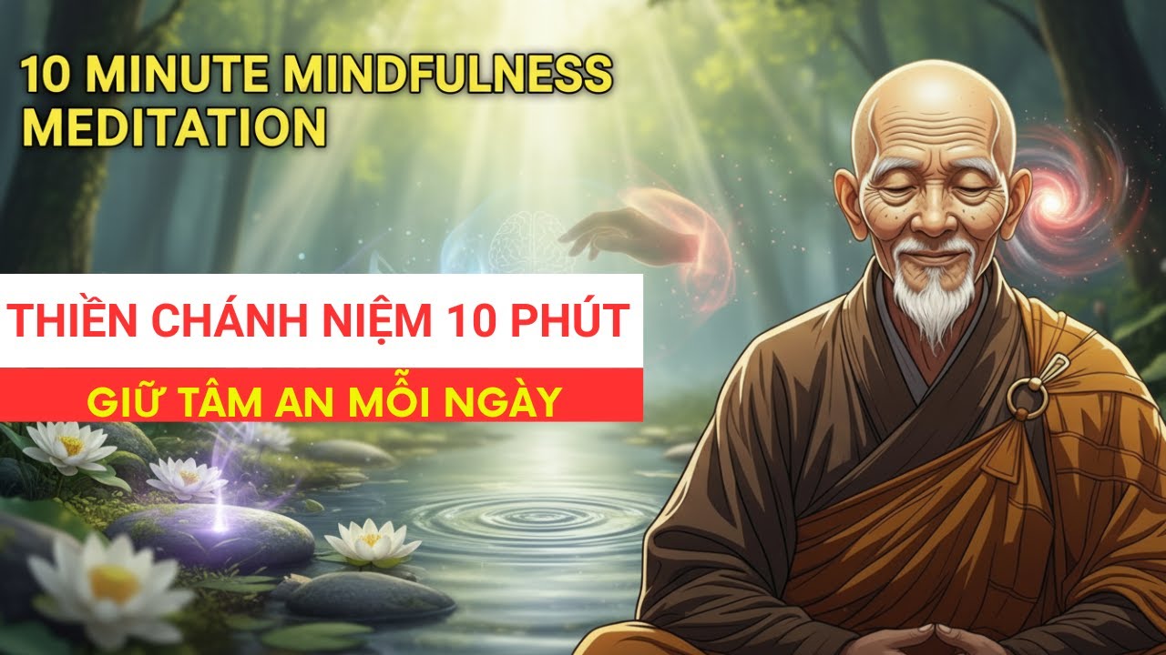 Thiền chánh niệm 10 phút, giữ tâm an mỗi ngày