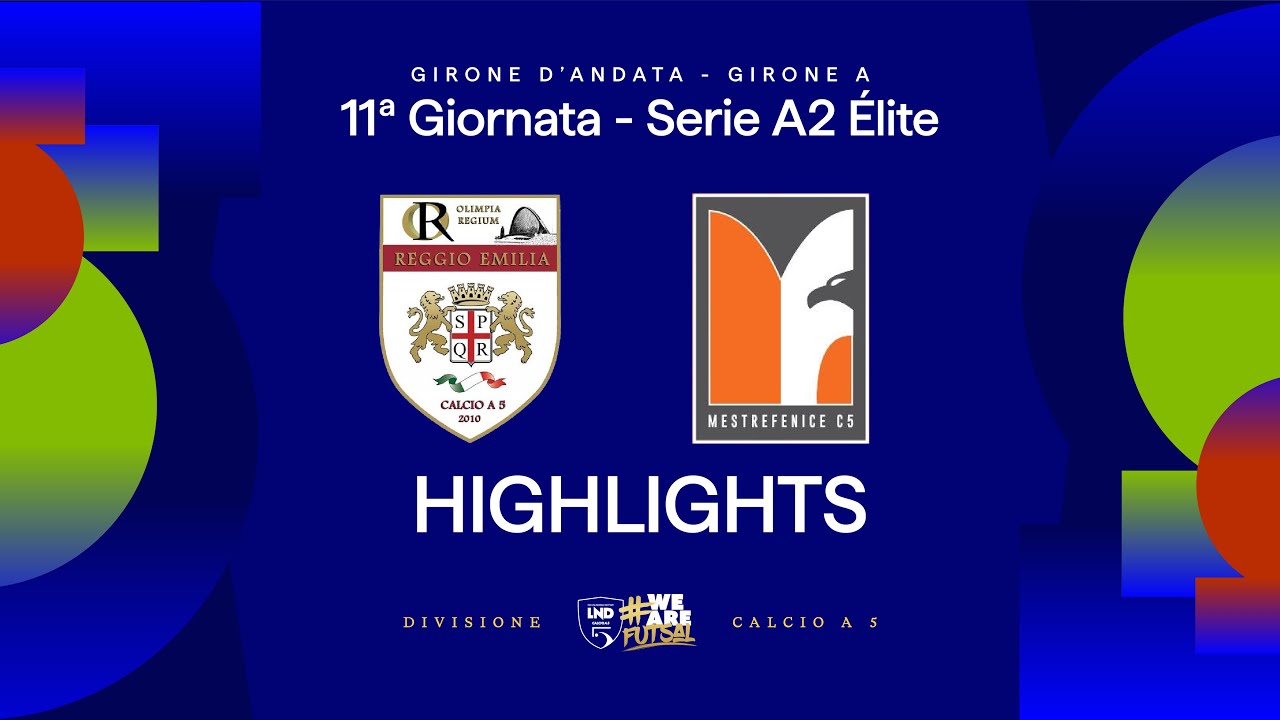 OR Reggio Emilia-MestreFenice 0-1 | Gol e highlights | 11ª giornata | Serie A2 Élite 2025/2026 - A