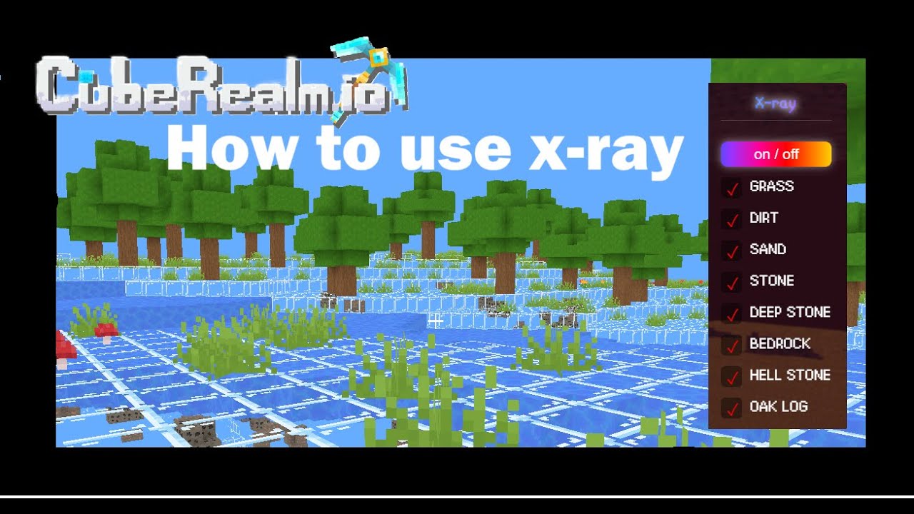 Cuberealm.io how to get x-ray