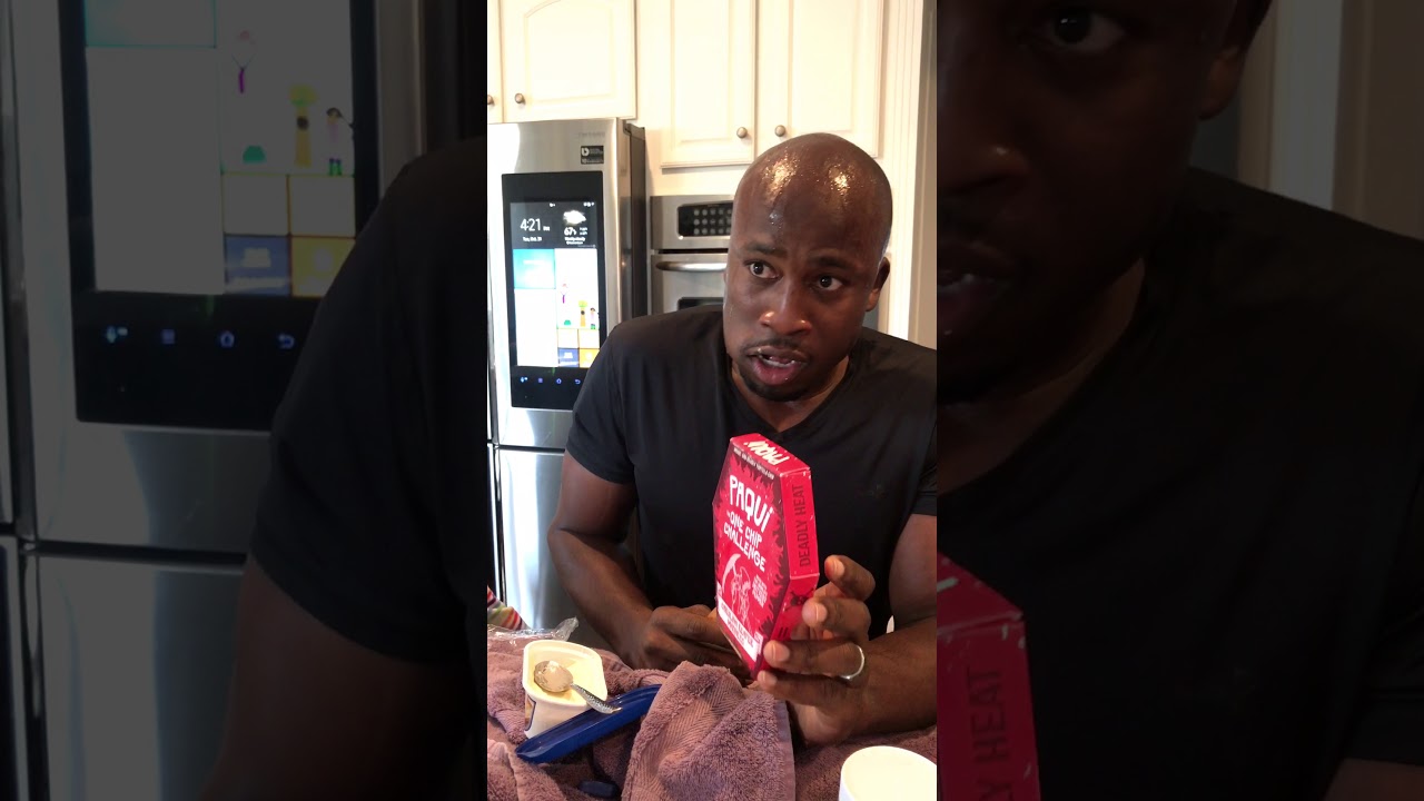 Akbar Gbajabiamila nearly dies after the Paqui One Chip Challenge #shorts #onechipchallenge