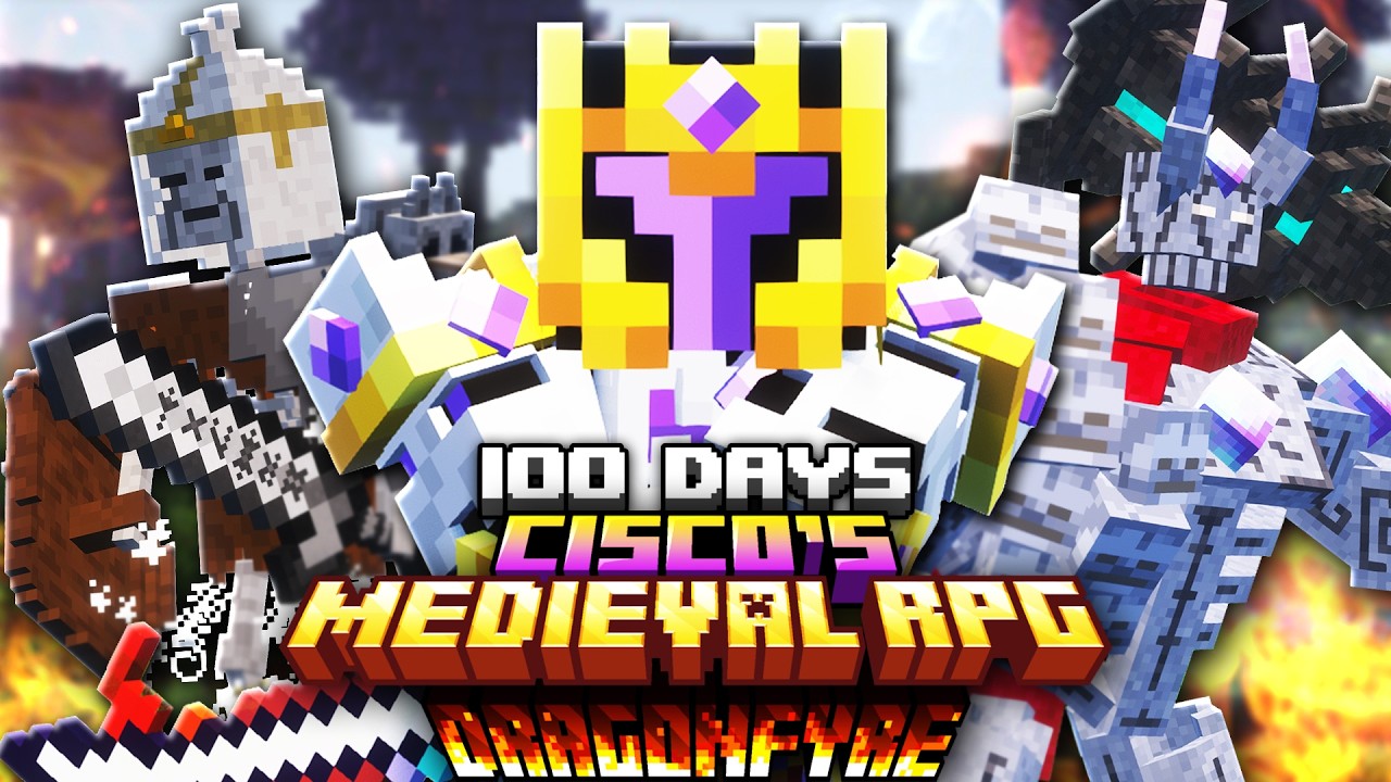We Spent 100 Days in Cisco's DRAGONFYRE RPG in Minecraft