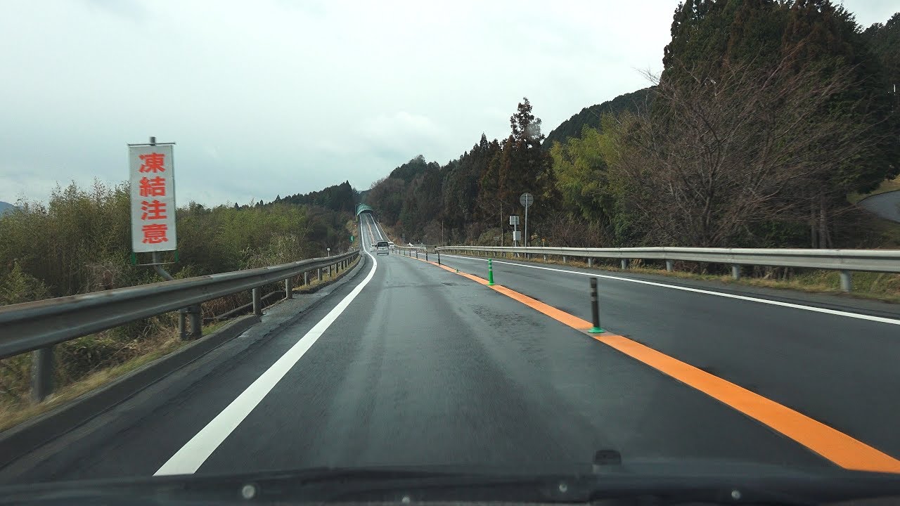 4K　E72北近畿豊岡道→E95播但連絡道路　南行き　等速　日高神鍋高原IC→和田山JCT→姫路バイパス