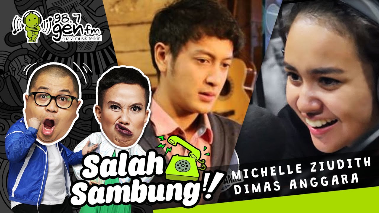 Dimas Anggara dikerjain Michelle Ziudith di SALAH SAMBUNG
