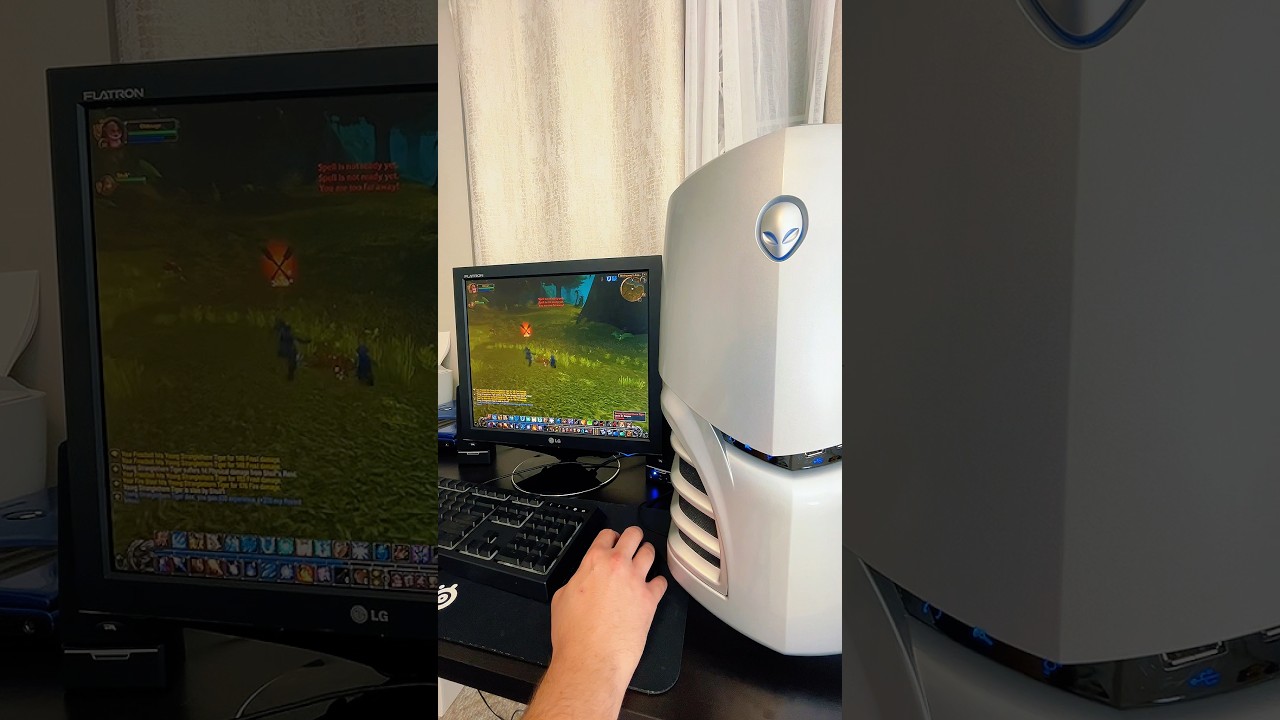 Пришлось немного поиграть в WoW на своем &laquo;новом&raquo; компьютере Alienware #worldofwarcraft #pcgaming ...