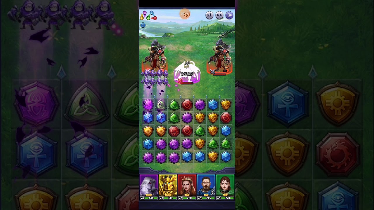 Puzzles and Conquest gameplay
