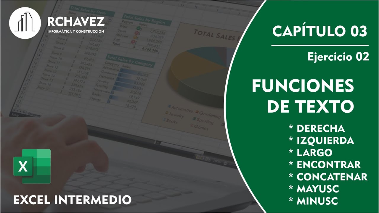 EJERCICIO 02 - FUNCIONES DE TEXTO - EXCEL INTERMEDIO