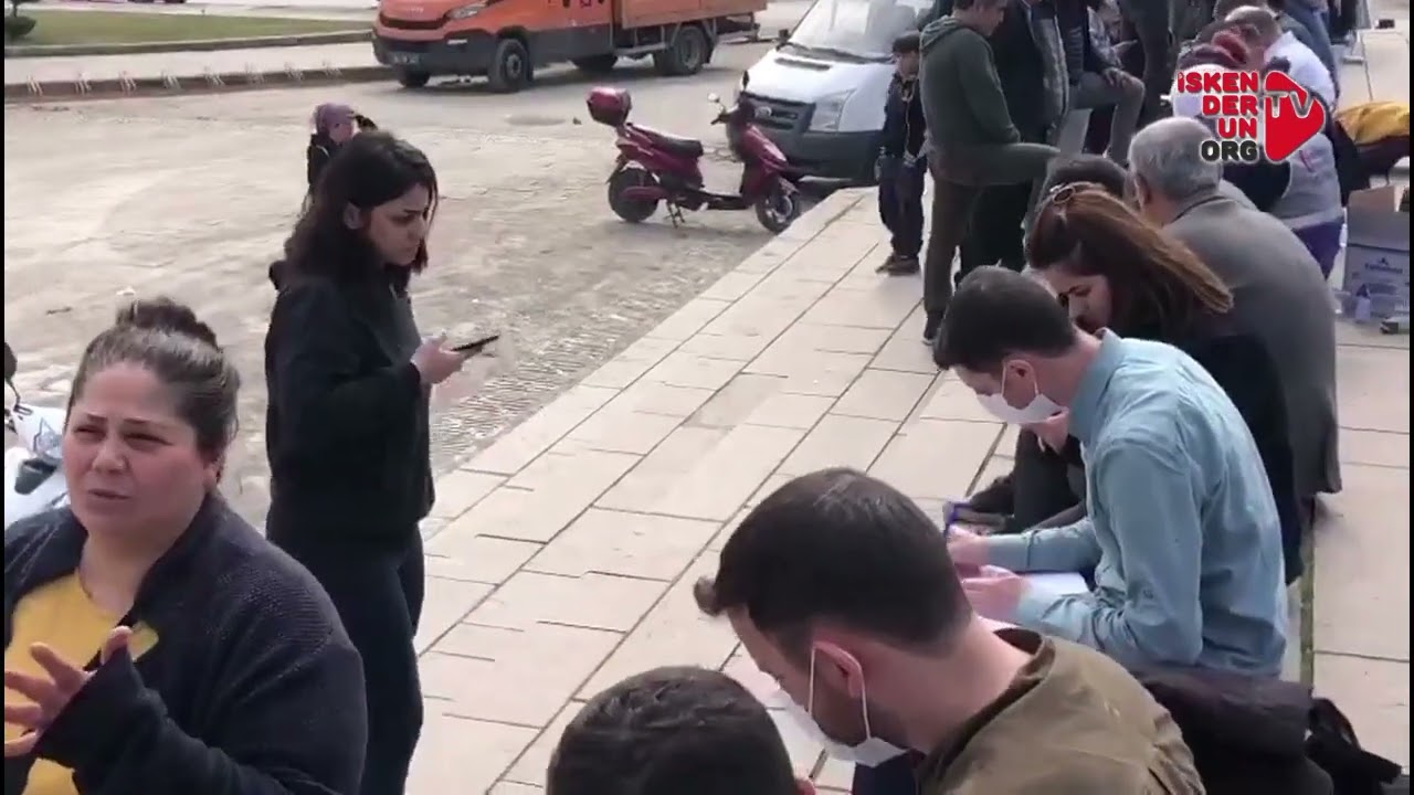 İskenderun&rsquo;da Maliye esnafın hasarlarını kaydediyor&hellip;