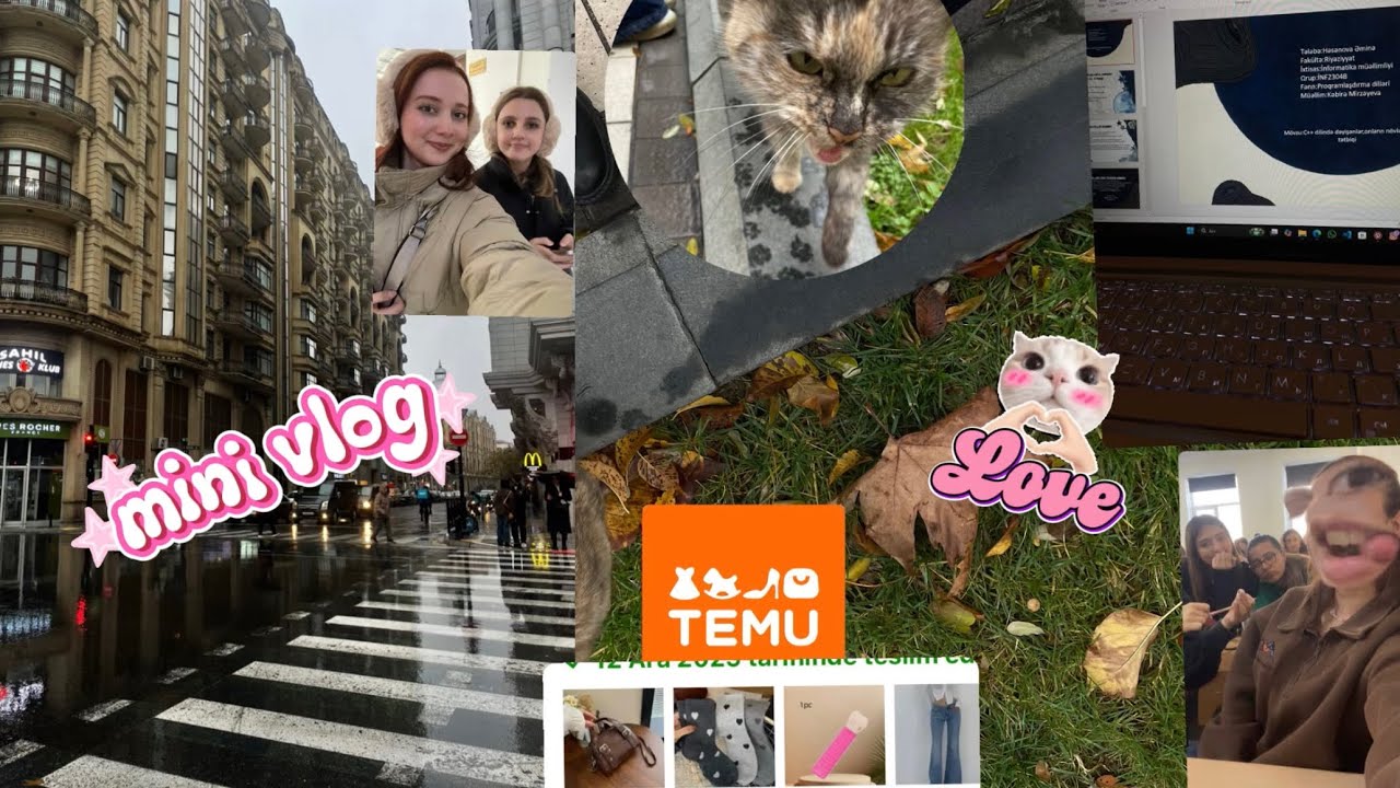 Tələbə günleri,unidə bir neçə gün🎀temu kargo açırıqq