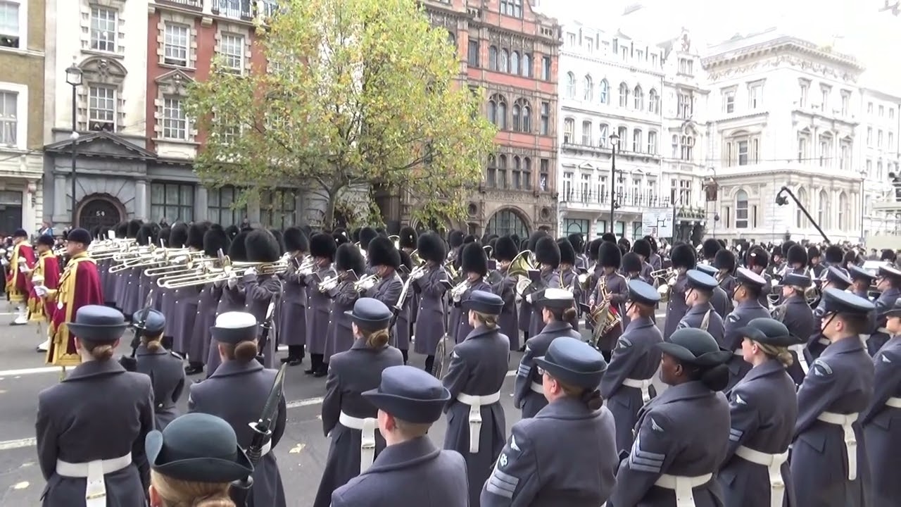 Remembrance Sunday 2022 at the Cenotaph Funeral March