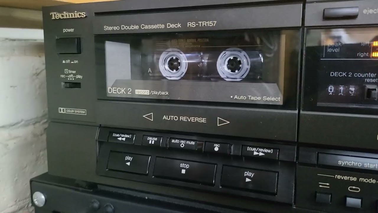 TECHNICS RS-TR157 DUAL CASSETTE DECK