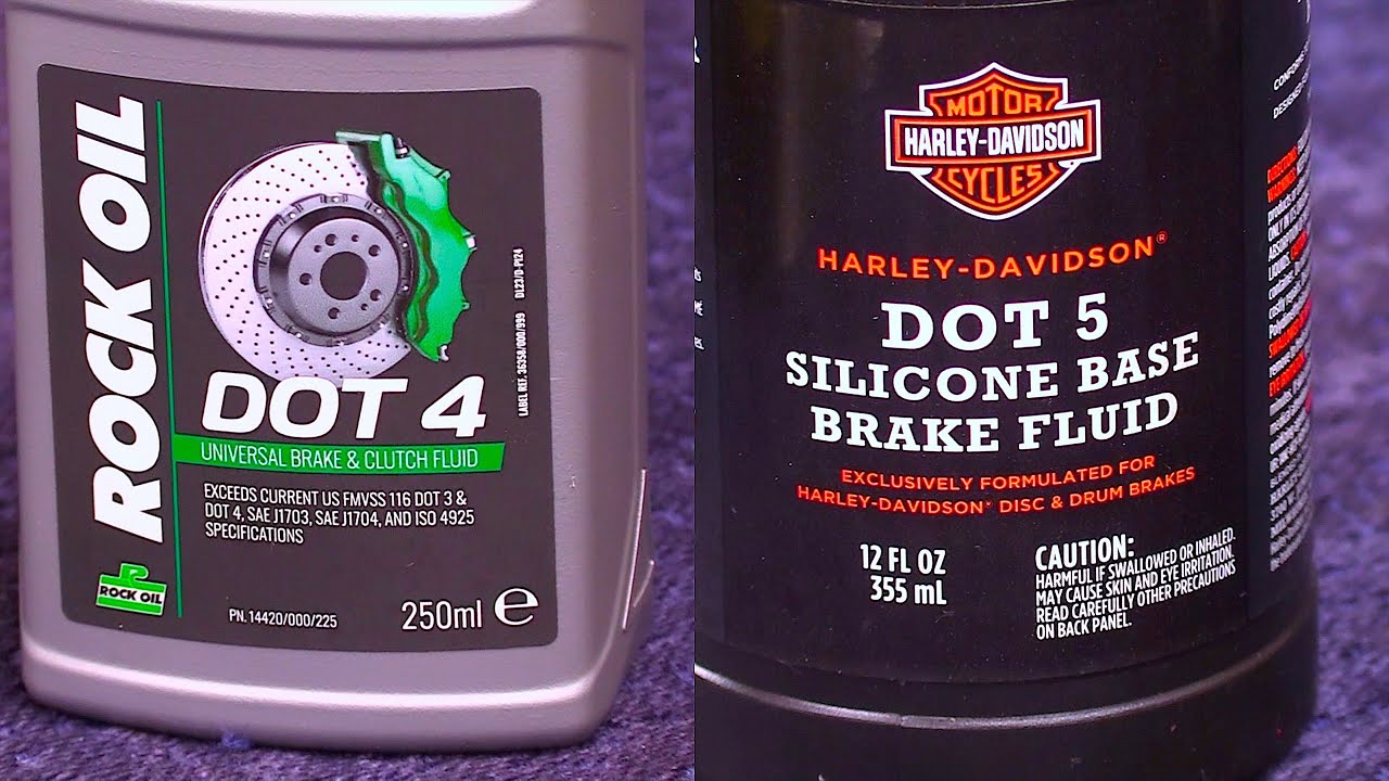 Harley Heritage Softail:- Rear Brake Fluid:- DOT4 vs DOT5 ?