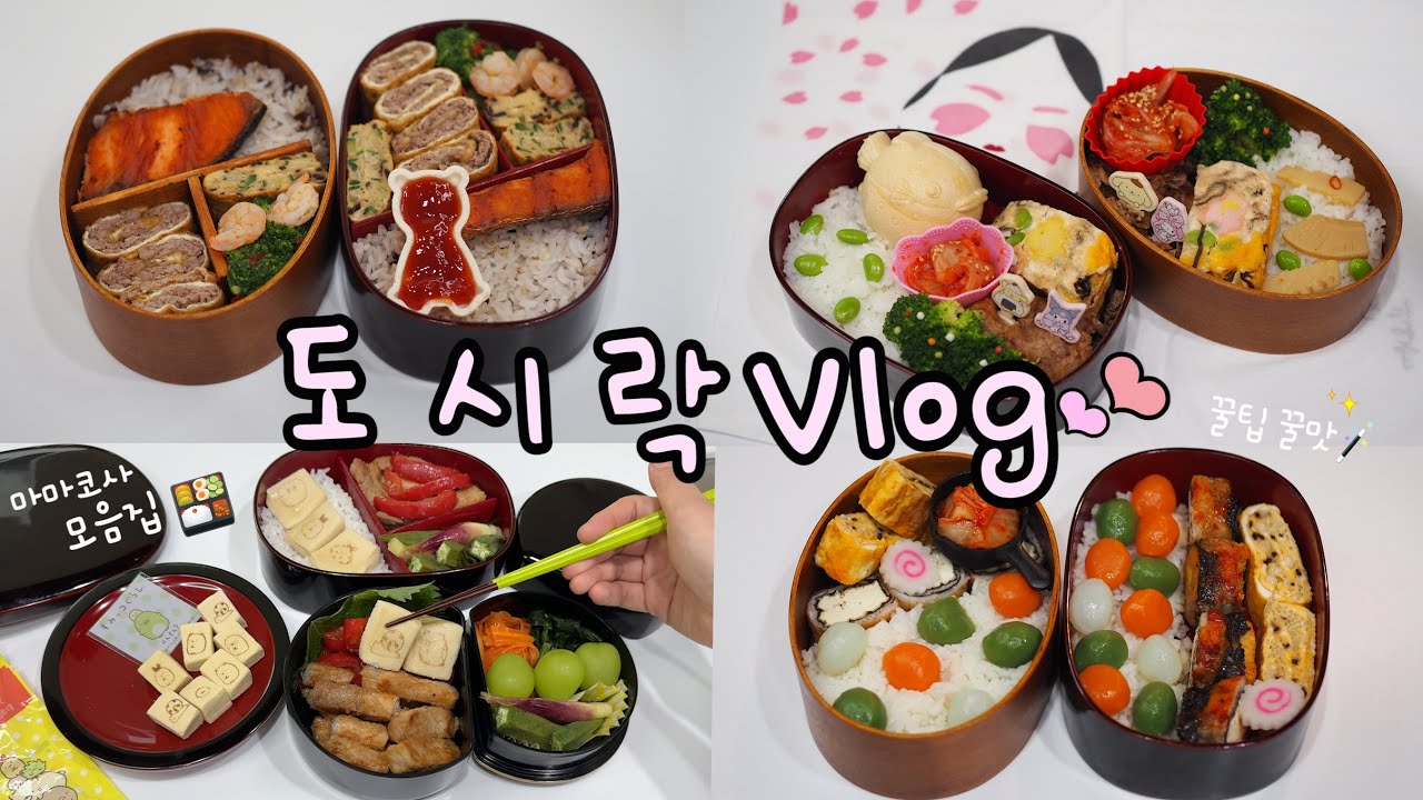 매달 식비 최소 50만원 절약 가능･◡･꿀팁💡아이디어 한가득✨ 세상 쉬운🥳일본 초등학생 & 직장인 남편 #도시락싸기🍱마마코사 도시락 모음집💪🏻 #lunchbox #asmr