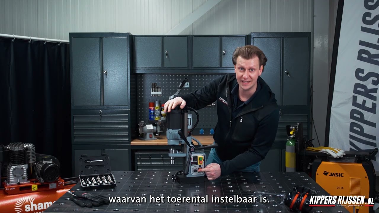 Kippers Rijssen - Euroboor Eco 32 T magneetboormachine + Gratis kernborenset
