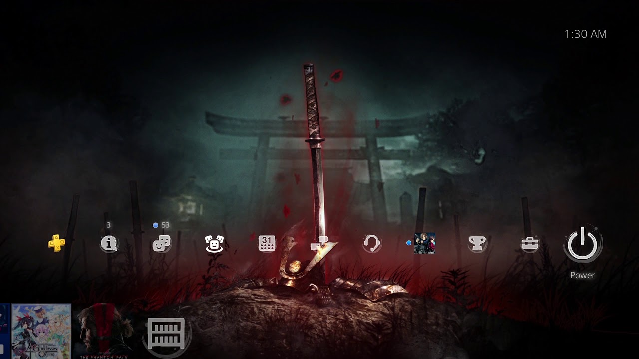 Nioh Theme PS4 Pre-Order Theme/DLC Code