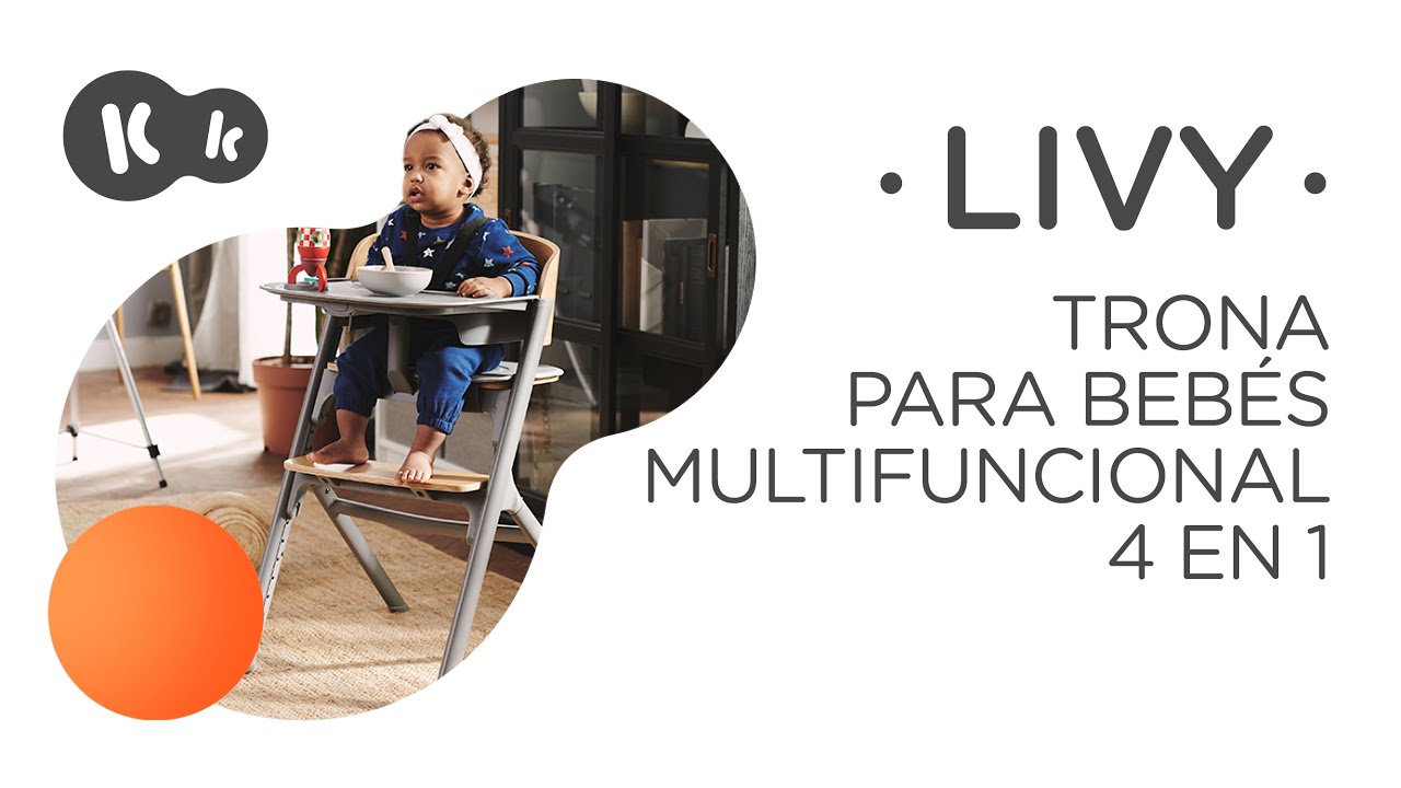 Trona bebe 4 en 1 LIVY Kinderkraft | Con hamaca