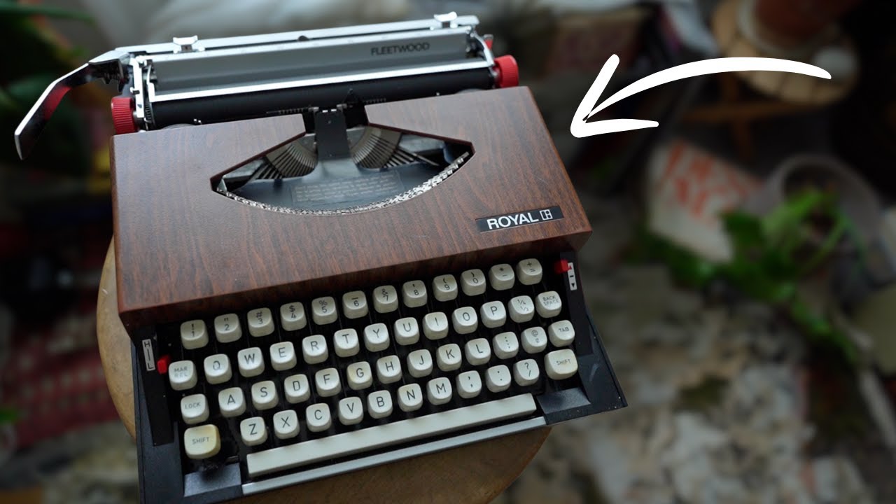 Using a Typewriter to Disconnect in 2024