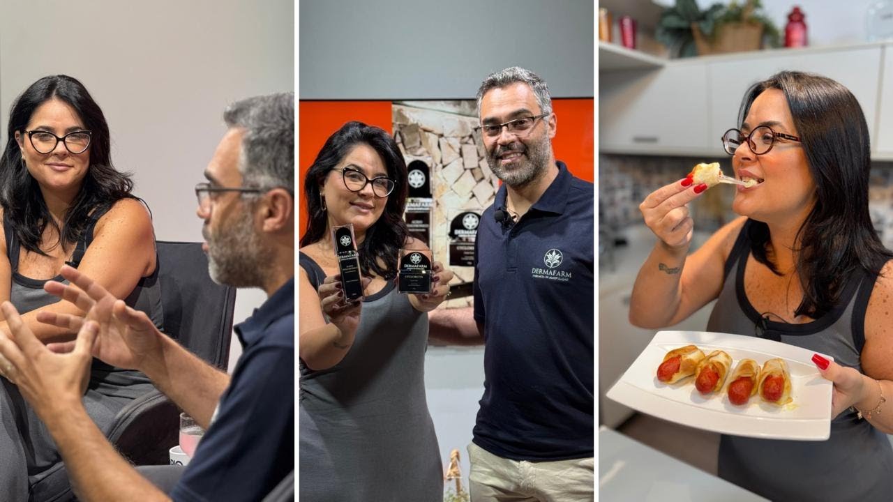 Muita informação com Fábio Rezende da Dermafarm e culinária rápida e fácil pra vocês aí de casa.