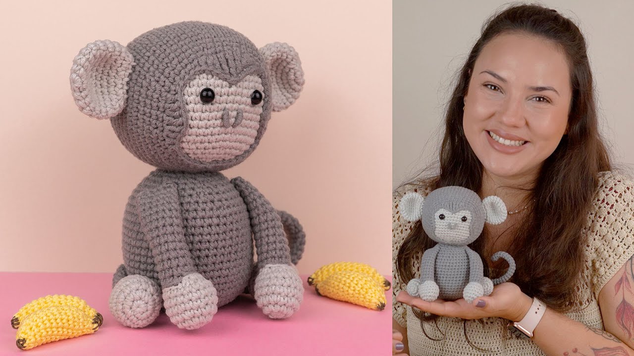 COMO FAZER MACACO DE AMIGURUMI - PARTE 3 | ATELIÊ JÉSSICA BRANDÃO | #151
