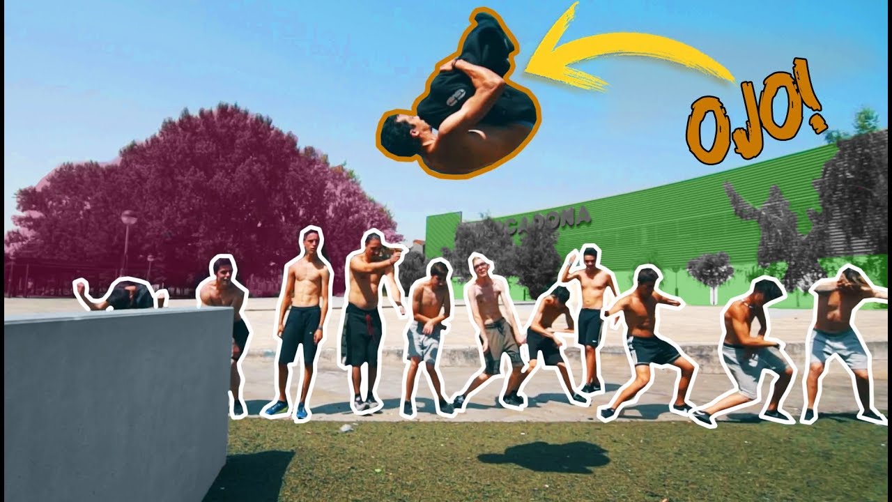 LA LIAMOS en el PARKOUR PARK de VITORIA