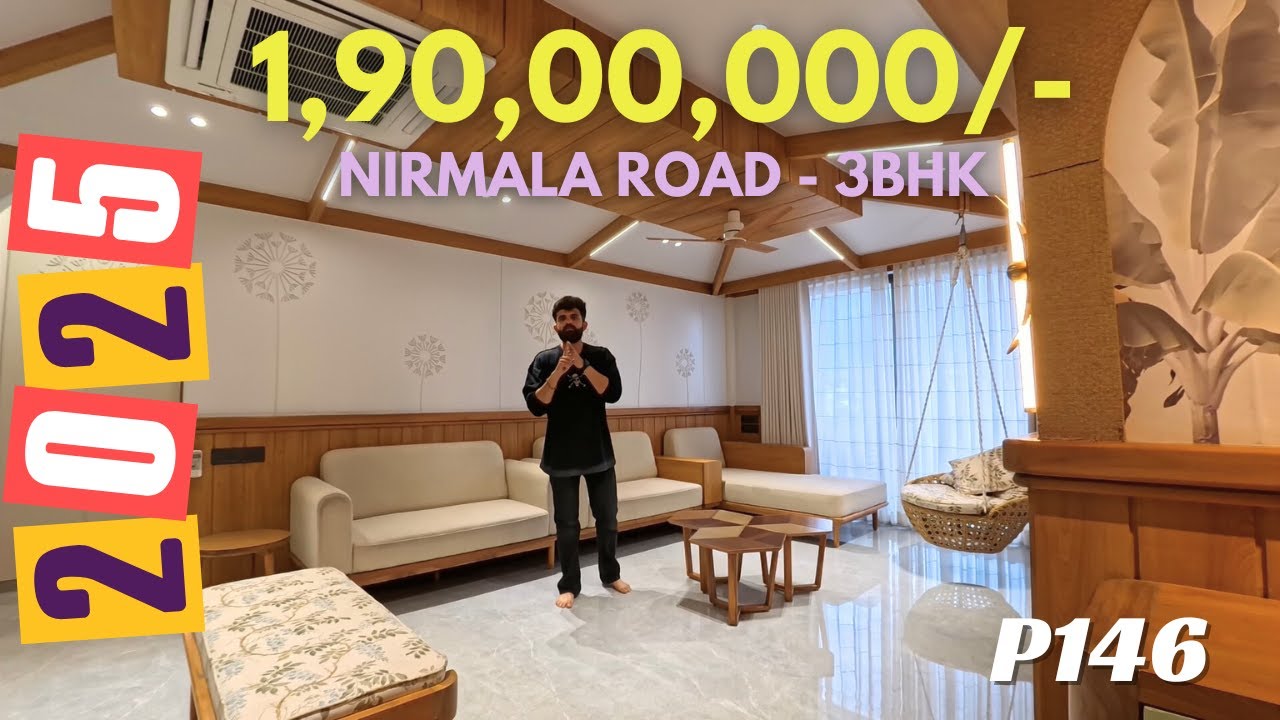 NIRMALA ROAD || 3BHK || 1400 CARPET || LUXURIOUS FLAT || LUXURIOUS INTERIOR || FOR SELL || RAJKOT