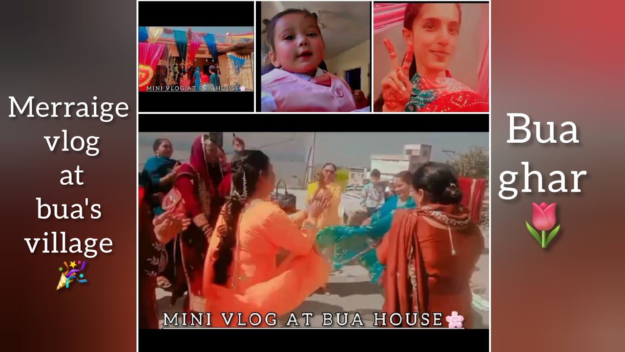 Bua’s Pind Wedding Rituals & Pakoras😋#villagemerriagevlog#villagelifestyle#pindvlog#vlog#minivlog  