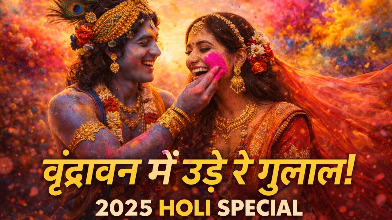 वृंदावन में उड़े रे गुलाल | Radha Krishna Holi Bhajan 2026 | Shyam Holi Song | Vrindavan Holi