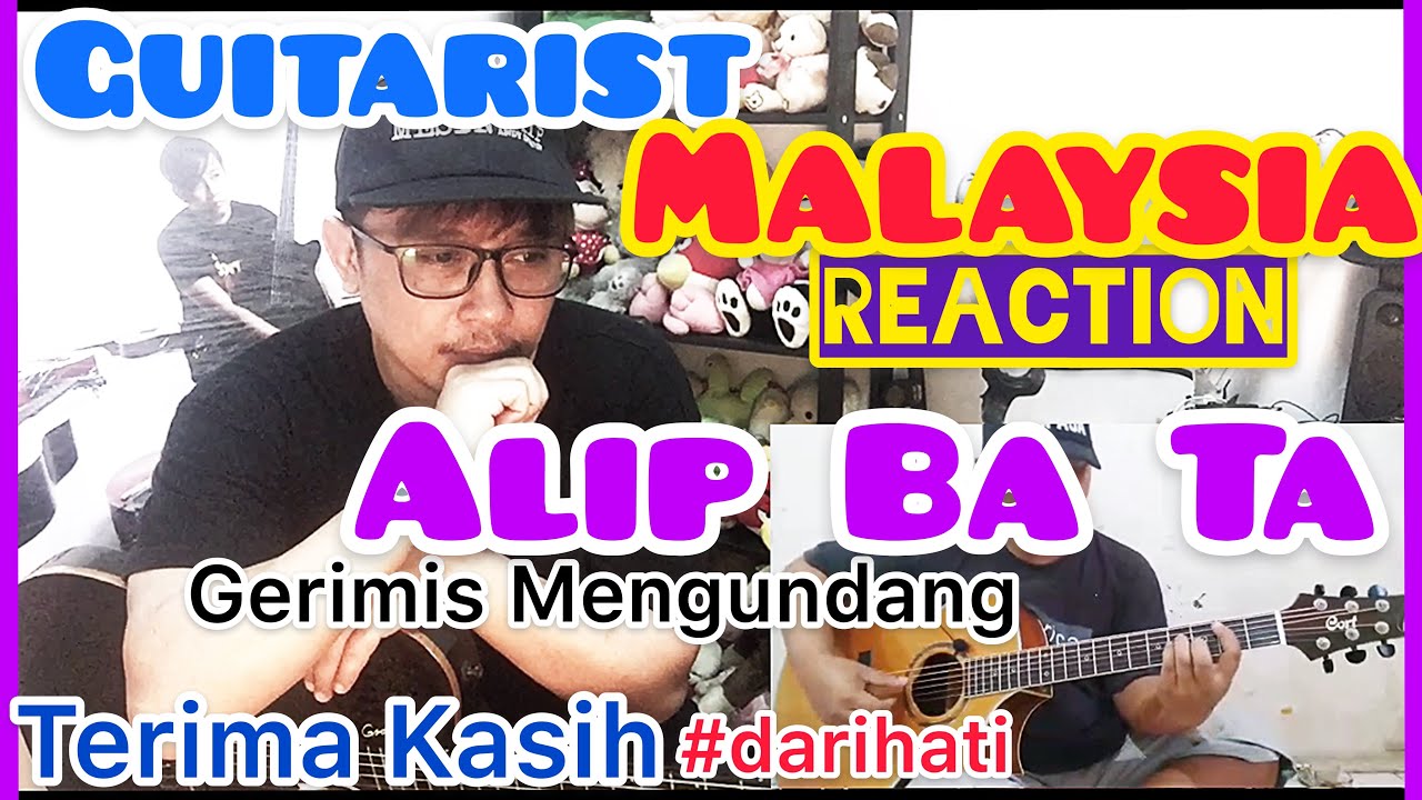 ALIP_BA_TA GERIMIS MENGUNDANG (Slam Cover) | REACTION GUITARIST MALAYSIA | ANDY IRWANDY