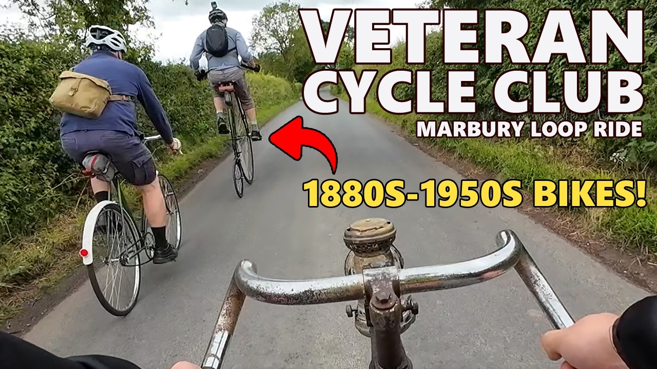 Riding 100+ YEAR OLD bikes in 2025! Marbury Loop POV - Veteran Cycle Club