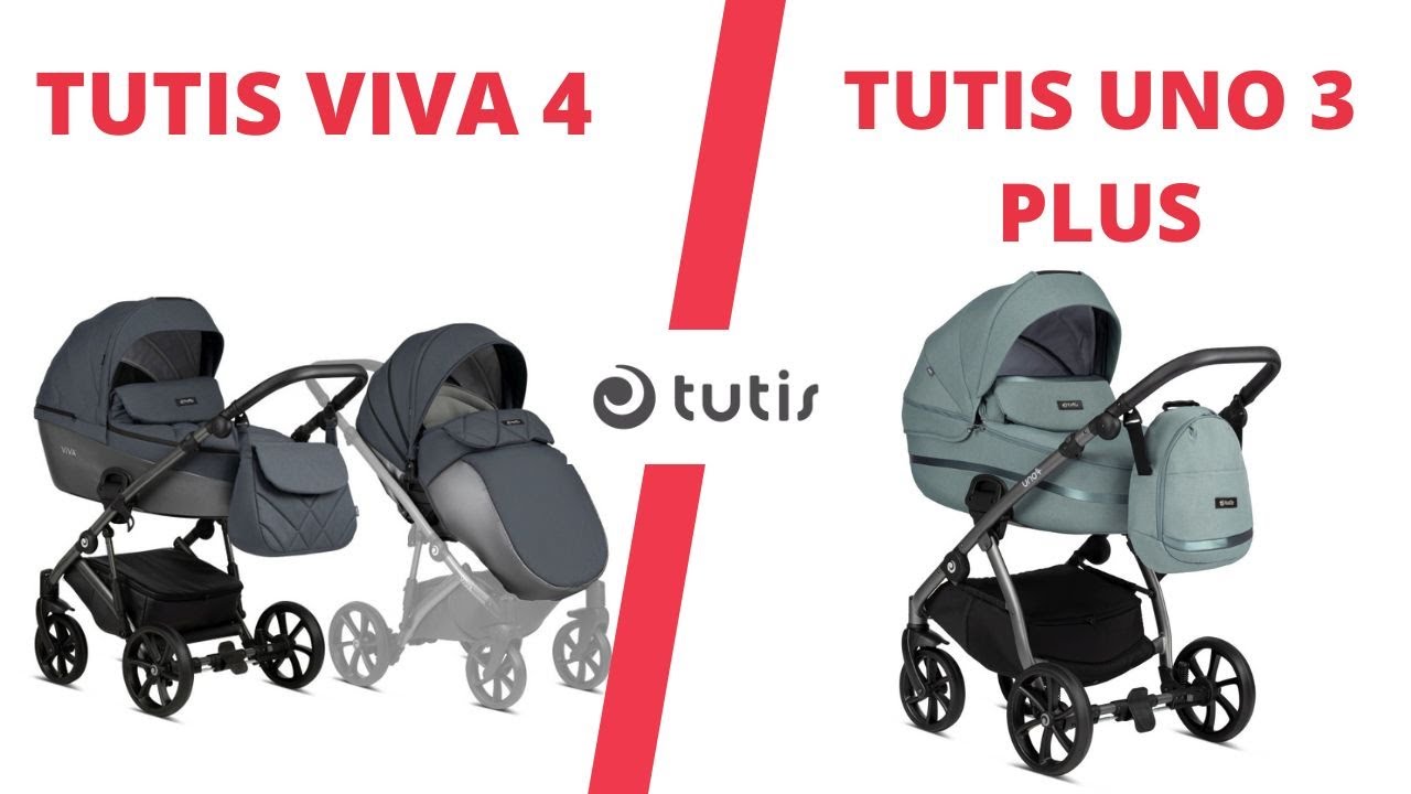 Сравнение моделей колясок TUTIS VIVA 4 и TUTIS Uno 3 Plus, смотрите первыми!