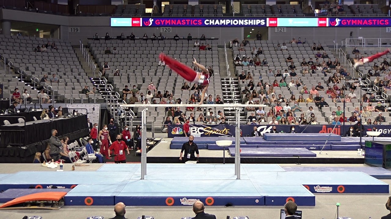 Yul Moldauer - Parallel Bars - 2021 U.S. Gymnastics Championships - Senior Men Day 2