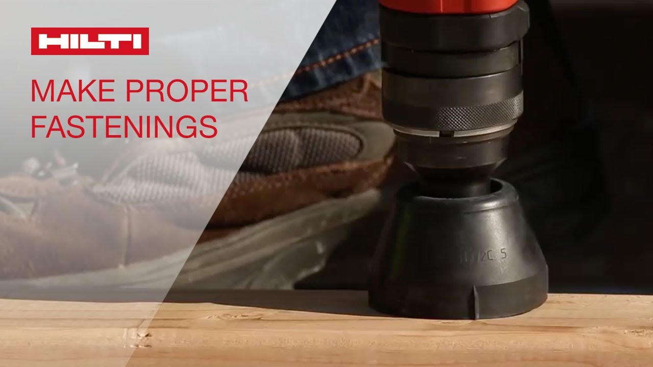 HOW TO make a proper fastening with Hilti powder-actuated tools