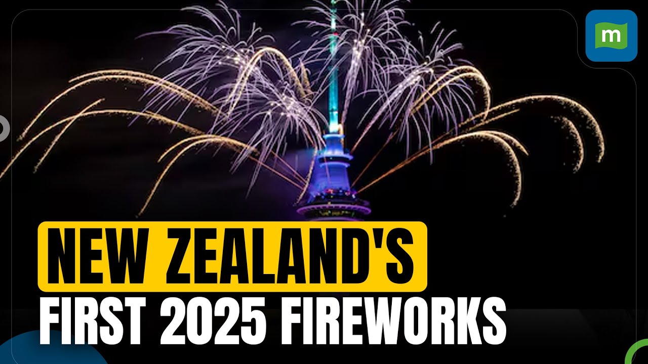 New Zealand Rings in 2025 with Spectacular Sky Tower Fireworks 🎆 | N18G