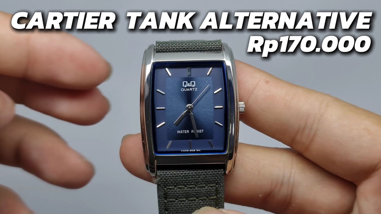 CUMA 170 RIBUAN UNTUK DAPETIN JAM INI! Q&Q VG32 Cartier Tank Alternative