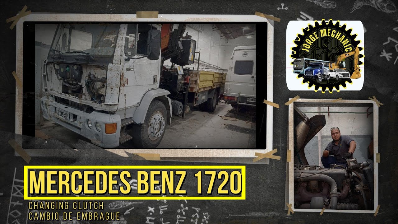 Mercedes Benz 1720 Cambio de Embrague / Changing Clutch (PART2) TRUCK / CAMION