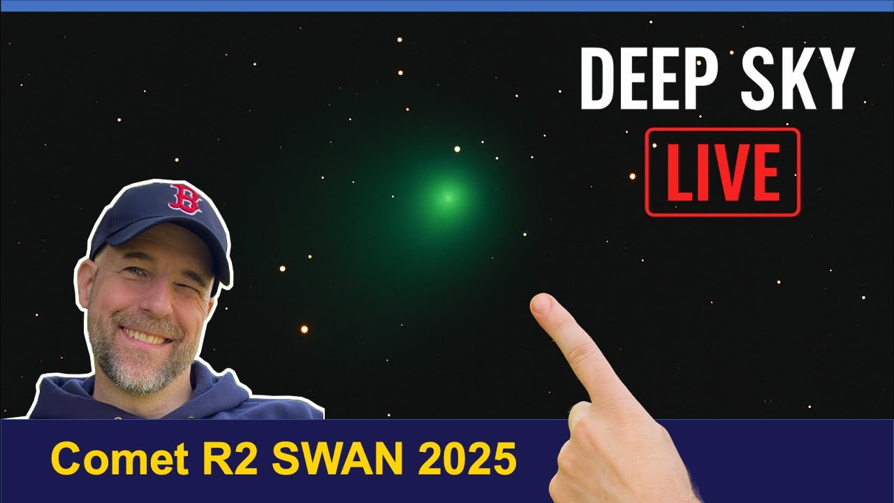 Съемка кометы C:2025 R2 SWAN — мой первый взгляд до полной обработки PixInsight!