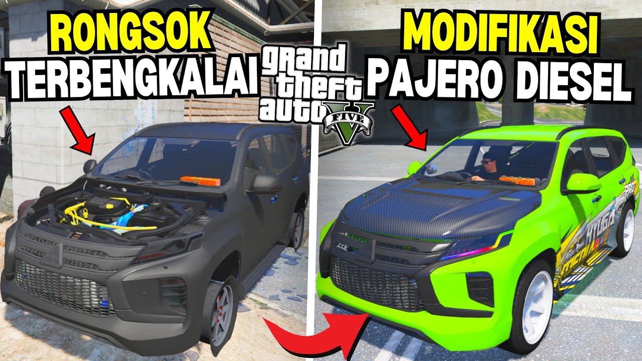 Aku Menemukan Mobil Pajero Diesel Langka Rongsok Terbengkalai di Kota - GTA 5 MOD