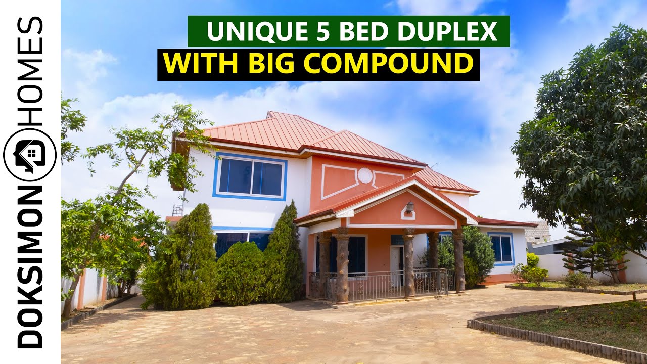 House Tour 17 &bull; Unique 5 Bedroom Duplex For Sale in Accra ($280,000)
