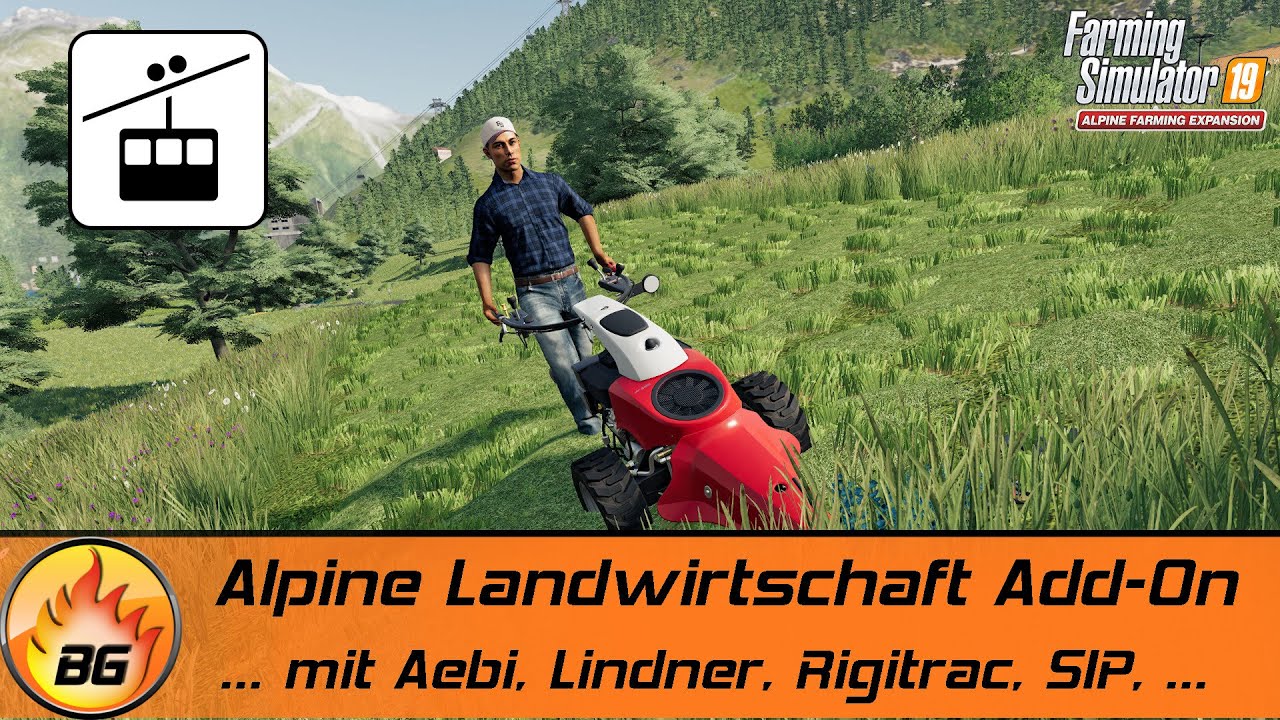 LS19 Add-On ALPINE LANDWIRTSCHAFT | Erlengrat mit Aebi, Lindner, Rigitrac, SIP | FS19 ALPEN DLC [HD]