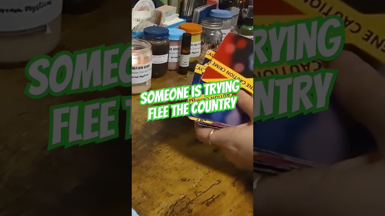 🚨SOMEONE TRYING TO FLEE THE COUNTRY✈️⛓️ #youtube #tarot #youtube #youtubeshorts #shorts
