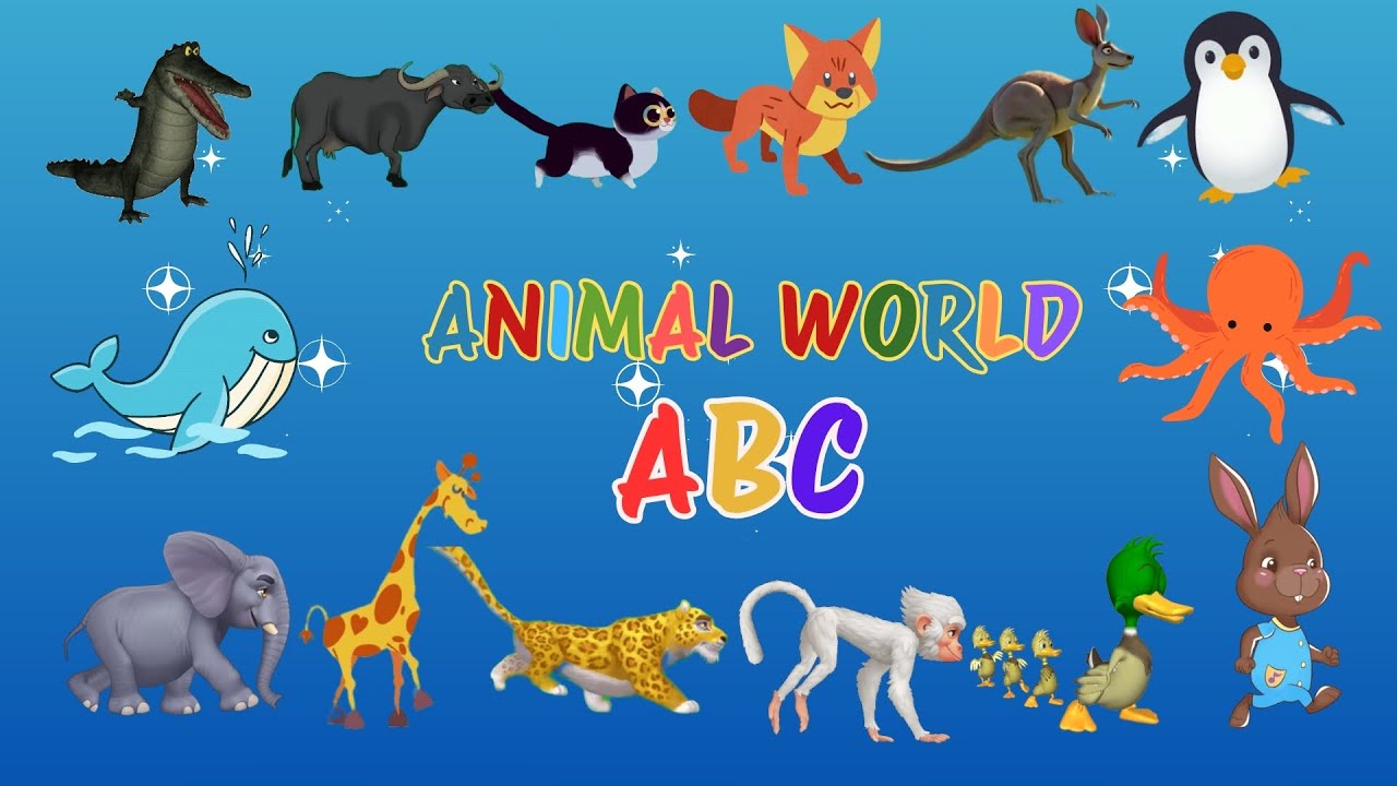 Animal Alphabet ABC | Phonic ABC Animals and their sounds |  Kids Smart Learning