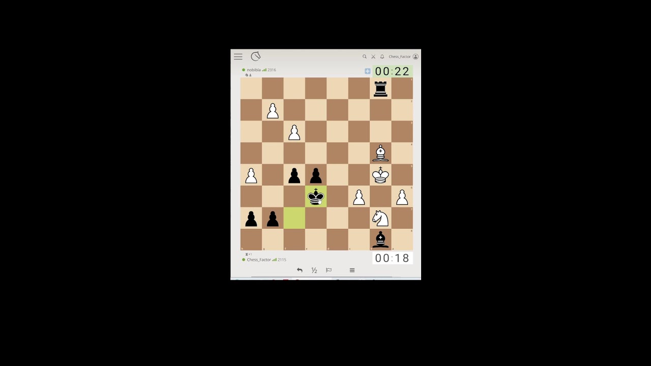 Игра на Lichess ,игра со зрителями. #рекомендации #chess #shorts #short #шахматы 