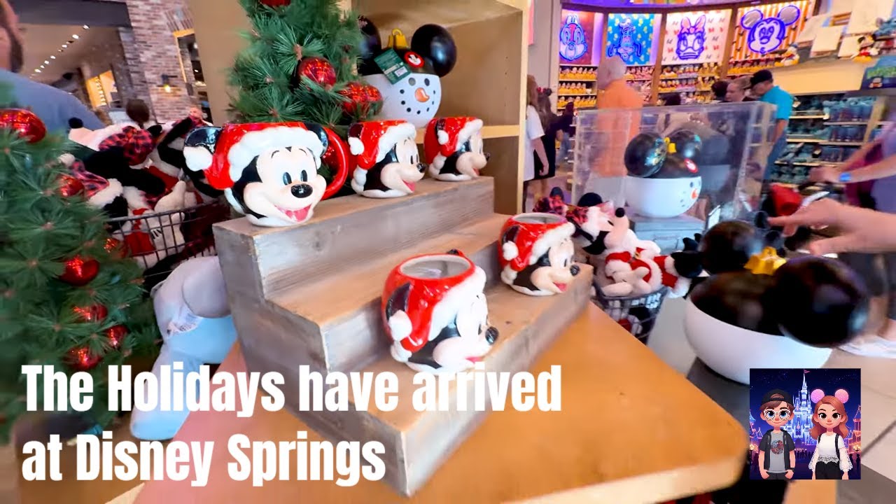 НОВЫЕ праздничные товары в Disney Springs World of Disney | Покупки с Guilda