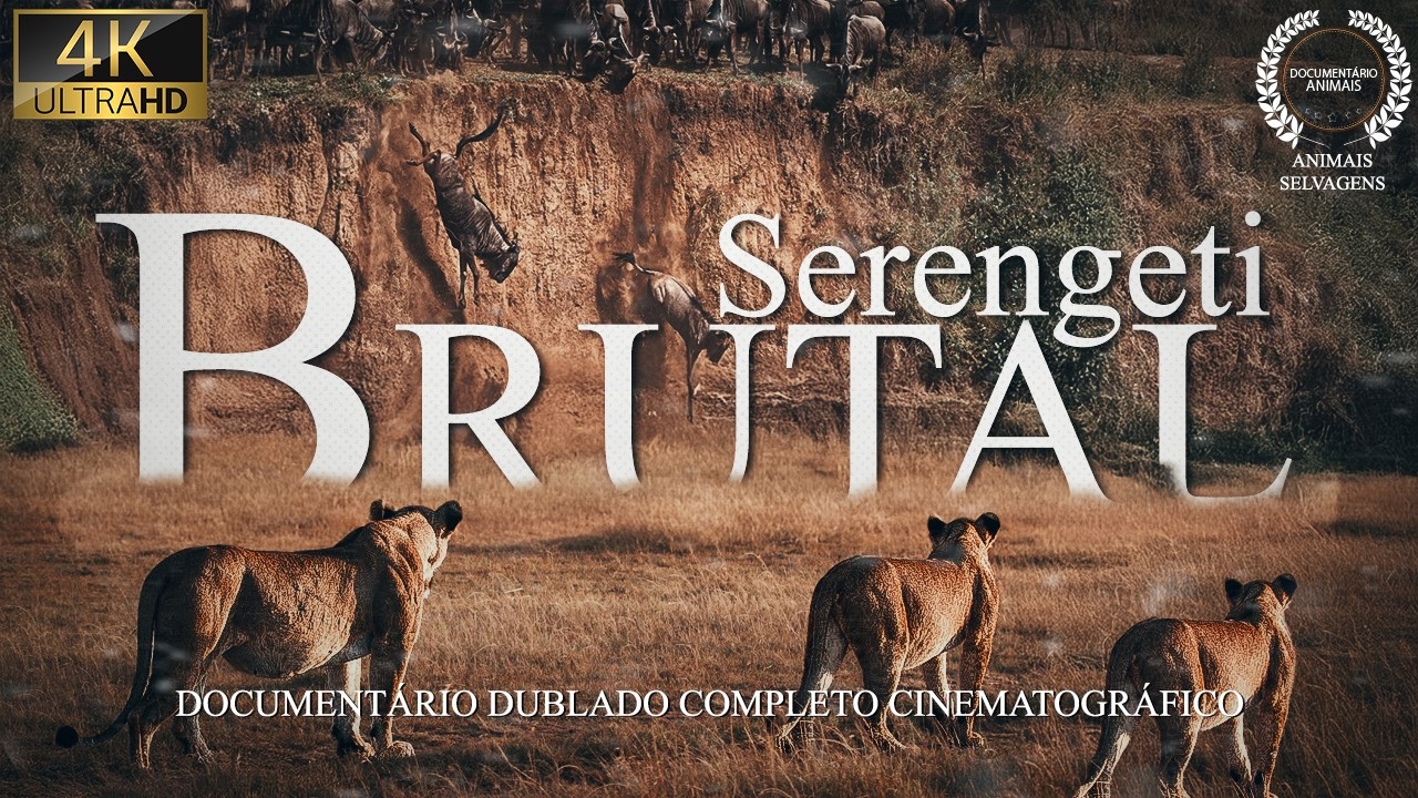 SERENGETI SELVAGEM | CAÇADORES BRUTAIS DA ÁFRICA: A Fúria dos Leões | Documentário de Vida Selvagem