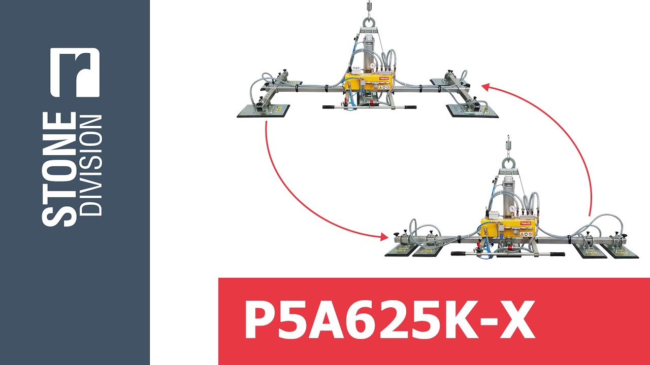 P5A625K-X | 2-in-1 vacuum lifter for handling countertops and stone slabs