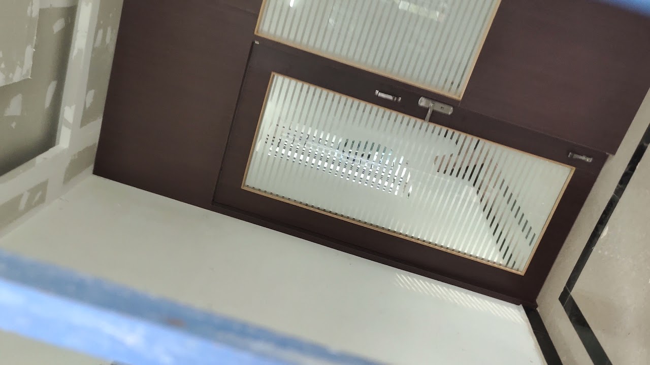 Office Partition work in plywood with mica
